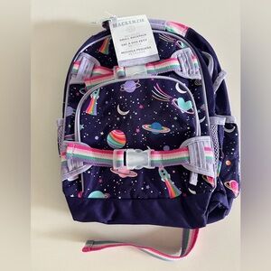 •sold•Pottery Barn Kid Mackenzie Rainbow Heart Galaxy Glow-in-the-Dark Backpack
